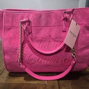 NWT Juicy Couture Pink Tote Bag Large